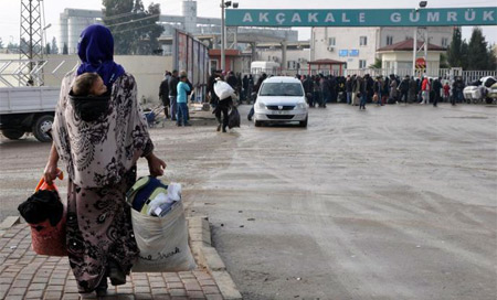 Más de 23.000 refugiados cruzan de Siria a Turquía